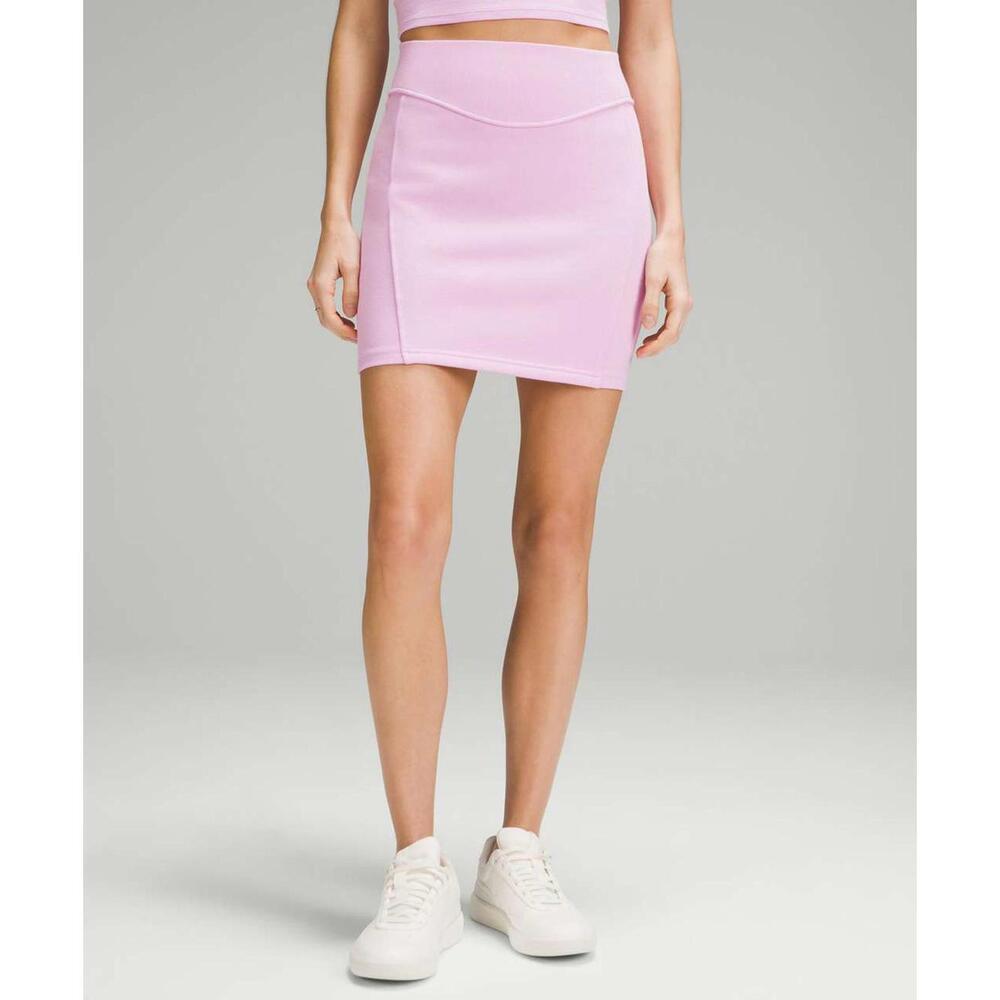 100 Lululemon Scuba High-Rise Mini Skirt (Xl, Vitapink, Nwt)